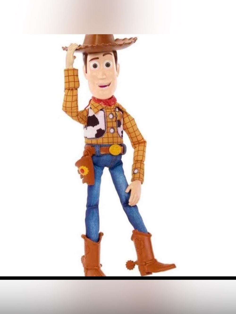 Disney Toy Story Roundup Fun Woody Doll 30+ Phrases Iconic Western Outfit - Picture 2 of 6